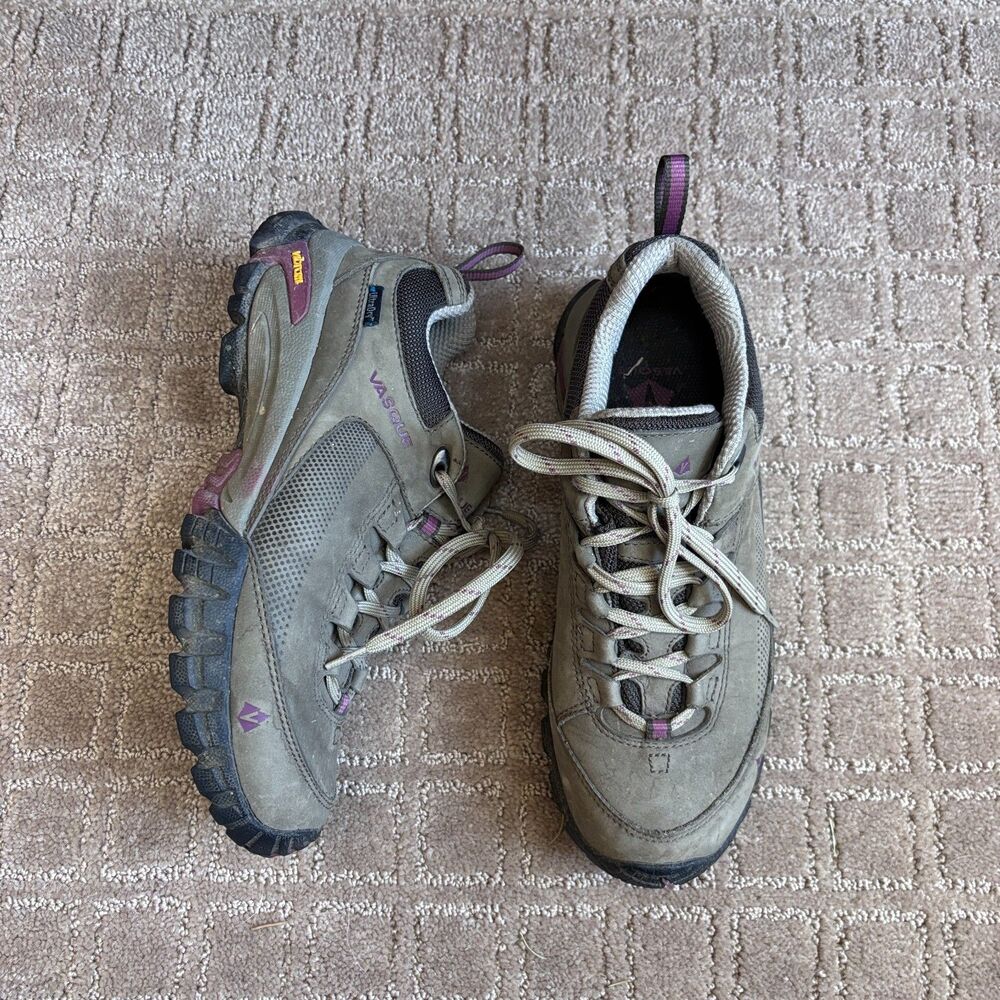 Vasque Talus Trek Low Ultradry Gtx Hiking Shoe Women’s 8 Vibram Lace Up Leather
